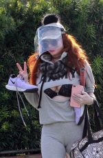 PHOEBE PRICE at a Tennis Court in Los Angeles 01/08/2021
