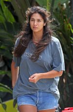 PIA MILLER in Denim Shorts Out in Sydney 01/06/2021