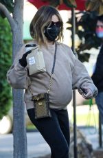 Pregnant ASHLEY TISDALE Out in Los Angeles 01/17/2021