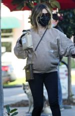 Pregnant ASHLEY TISDALE Out in Los Angeles 01/17/2021