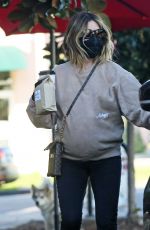 Pregnant ASHLEY TISDALE Out in Los Angeles 01/17/2021