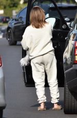 Pregnant ASHLEY TISDALE Out with Her Dog in Los Angeles 01/07/2021