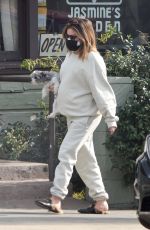 Pregnant ASHLEY TISDALE Out with Her Dog in Los Angeles 01/07/2021