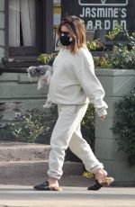 Pregnant ASHLEY TISDALE Out with Her Dog in Los Angeles 01/07/2021