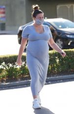 Pregnant BRITTANY CATWRIGHT Out Shopping in Los Angeles 01/21/2021