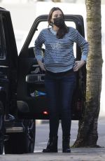 Pregnant CHRISTINE LAMPARD Out in London 01/22/2021