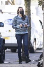 Pregnant CHRISTINE LAMPARD Out in London 01/22/2021