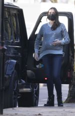 Pregnant CHRISTINE LAMPARD Out in London 01/22/2021