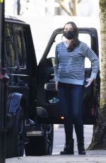 Pregnant CHRISTINE LAMPARD Out in London 01/22/2021