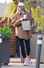 Pregnant ELSA HOSK at Blue Bottle Coffee in Studio City 01/01/2021