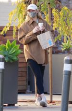 Pregnant ELSA HOSK at Blue Bottle Coffee in Studio City 01/01/2021