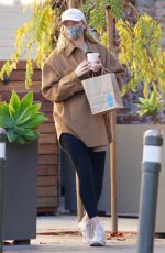 Pregnant ELSA HOSK at Blue Bottle Coffee in Studio City 01/01/2021