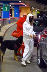 Pregnant EMILY RATAJKOWSKI and Sebastian Bear McClard at Newark Liberty International Airport in New Jersey 01/08/2021
