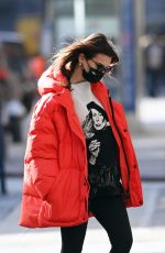 Pregnant EMILY RATAJKOWSKI Out with Her Dog in New York 01/28/2021