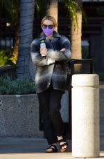 Pregnant EMMA ROBERTS Out in Los Angeles 01/11/2021