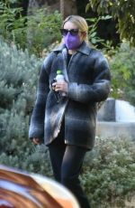 Pregnant EMMA ROBERTS Out in Los Angeles 01/11/2021