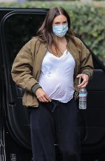 Pregnant KATHARINE MCPHEE Out and About in Beverly Hills 01/29/2021