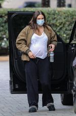 Pregnant KATHARINE MCPHEE Out and About in Beverly Hills 01/29/2021
