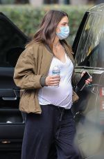 Pregnant KATHARINE MCPHEE Out and About in Beverly Hills 01/29/2021