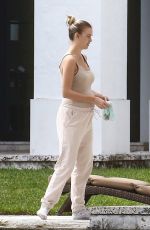 Pregnant LALA KENT on Vacation in Miami 12/30/2020