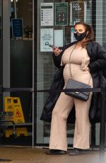 Pregnant LAUREN GOODGER Out in Essex 01/18/2021