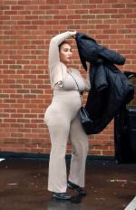 Pregnant LAUREN GOODGER Out in Essex 01/18/2021