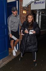 Pregnant LAUREN GOODGER Out in Essex 01/24/2021