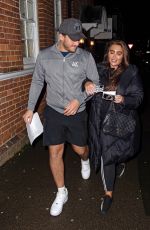 Pregnant LAUREN GOODGER Out in Essex 01/24/2021