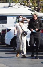Pregnant LIV LO and Henry Golding Out Dhopping in Los Angeles 01/18/2021
