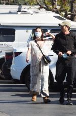 Pregnant LIV LO and Henry Golding Out Dhopping in Los Angeles 01/18/2021