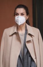 QUEEN LETIZIA OF SPAIN at Women and Engineering Meeting in Madrid 01/26/2021