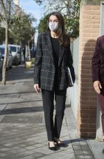 QUEEN LETIZIA OF SPAIN Out and About in Madrid 01/27/2021