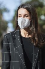 QUEEN LETIZIA OF SPAIN Out and About in Madrid 01/27/2021