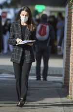QUEEN LETIZIA OF SPAIN Out and About in Madrid 01/27/2021