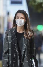 QUEEN LETIZIA OF SPAIN Out and About in Madrid 01/27/2021