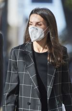 QUEEN LETIZIA OF SPAIN Out and About in Madrid 01/27/2021