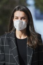 QUEEN LETIZIA OF SPAIN Out and About in Madrid 01/27/2021
