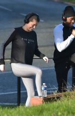 REBECCA GORMLEY and Chris Biggs Workout in Newcastle 00/16/2021