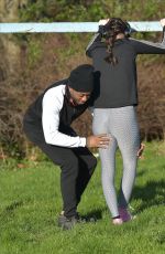 REBECCA GORMLEY and Chris Biggs Workout in Newcastle 00/16/2021