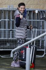 REBEKAH VARDY Arrives at Nottingham Ice Rink 01/25/2021