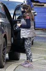 REBEKAH VARDY Arrives at Nottingham Ice Rink 01/25/2021