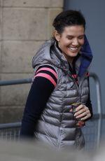 REBEKAH VARDY Arrives at Nottingham Ice Rink 01/25/2021