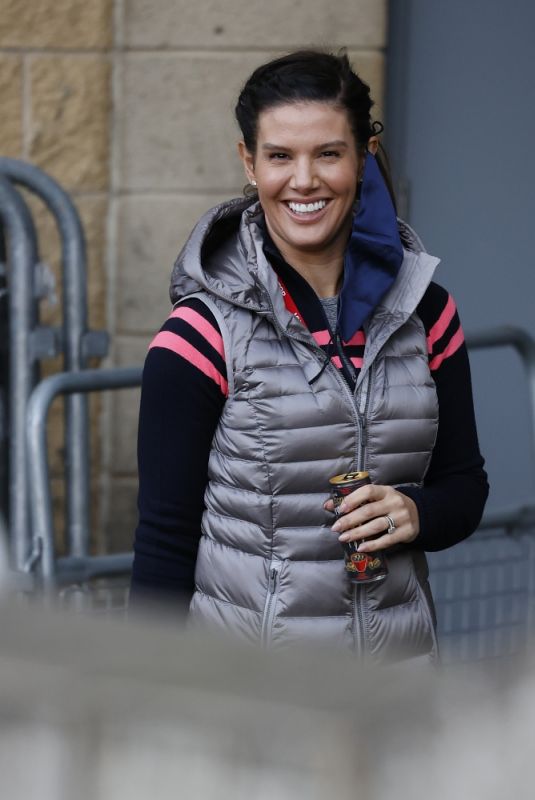 REBEKAH VARDY Arrives at Nottingham Ice Rink 01/25/2021