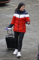 REBEKAH VARDY Leaves Dancing On Ice Rehersal in London 01/07/2021