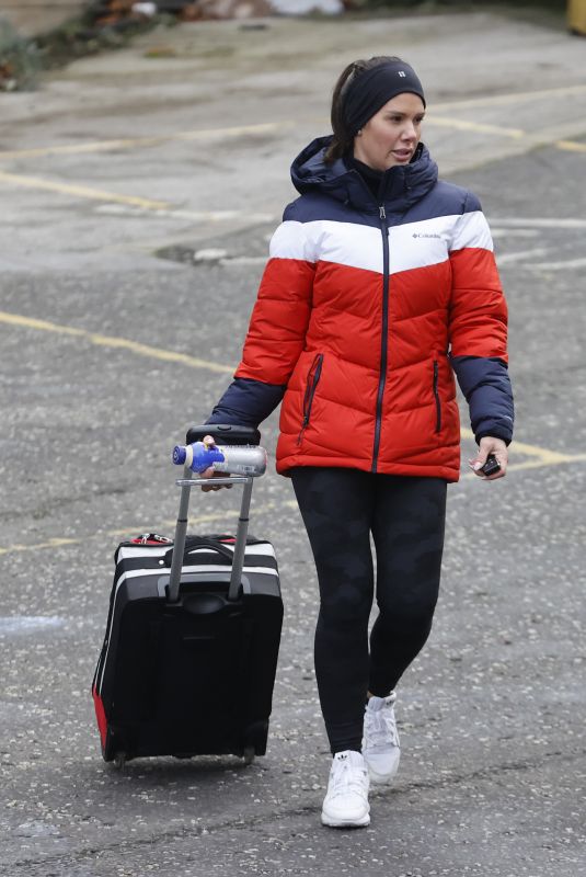 REBEKAH VARDY Leaves Dancing On Ice Rehersal in London 01/07/2021