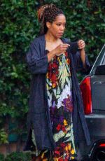 REGINA KING Arrives at a Studio in Los Angeles 01/17/2021