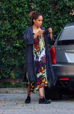 REGINA KING Arrives at a Studio in Los Angeles 01/17/2021