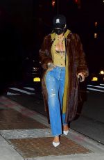 RIHANNA and A$ap Rocky Out for Dinner in New York 01/19/2021