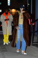 RIHANNA and A$ap Rocky Out for Dinner in New York 01/19/2021