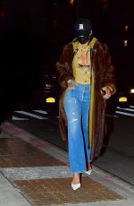 RIHANNA and A$ap Rocky Out for Dinner in New York 01/19/2021